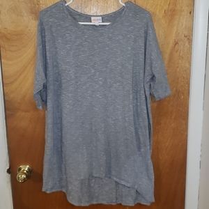 Lularoe Irma Grey with Stripes Size M